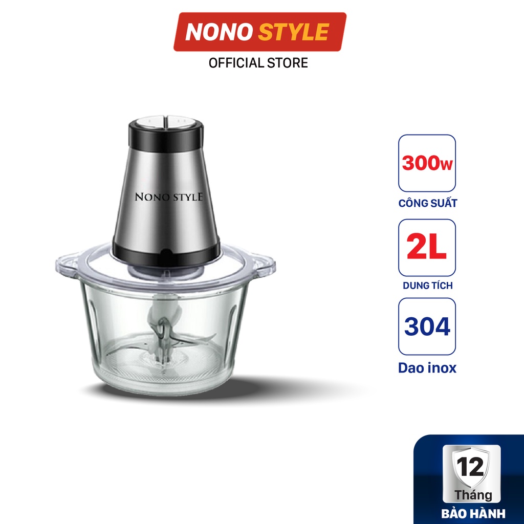 Máy Xay Thịt NonoStyle - Cối Xay Thực Phẩm Công Suất Lớn