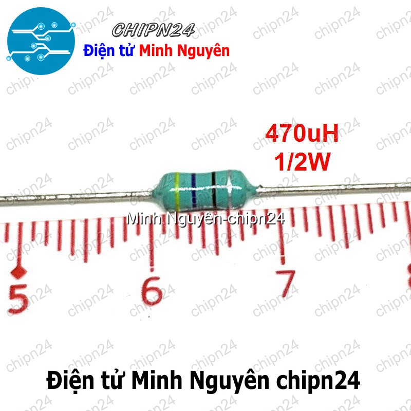 [10 cái] (K189) Cuộn cảm vạch 1/2W DIP 0410 (100uH/220uH/330uH/470uH/1MH/1.5MH/2.2MH/3.3MH/4.7MH/10MH)- [Chọn Loại] - HHH.00357