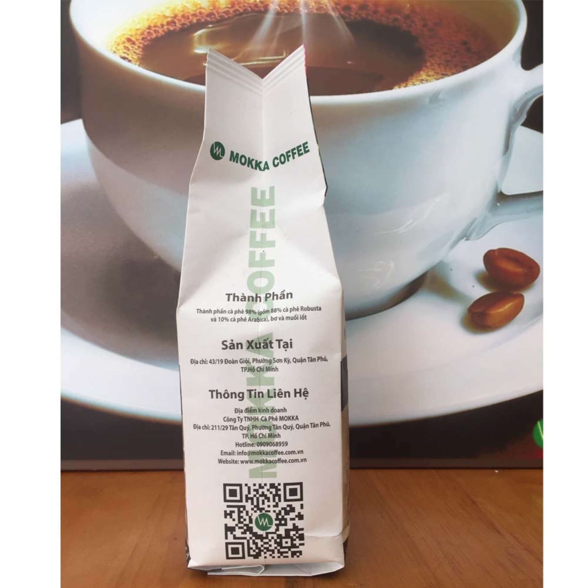 1Kg ( 2 Gói) Cà phê rang xay MOKKA đặc biệt