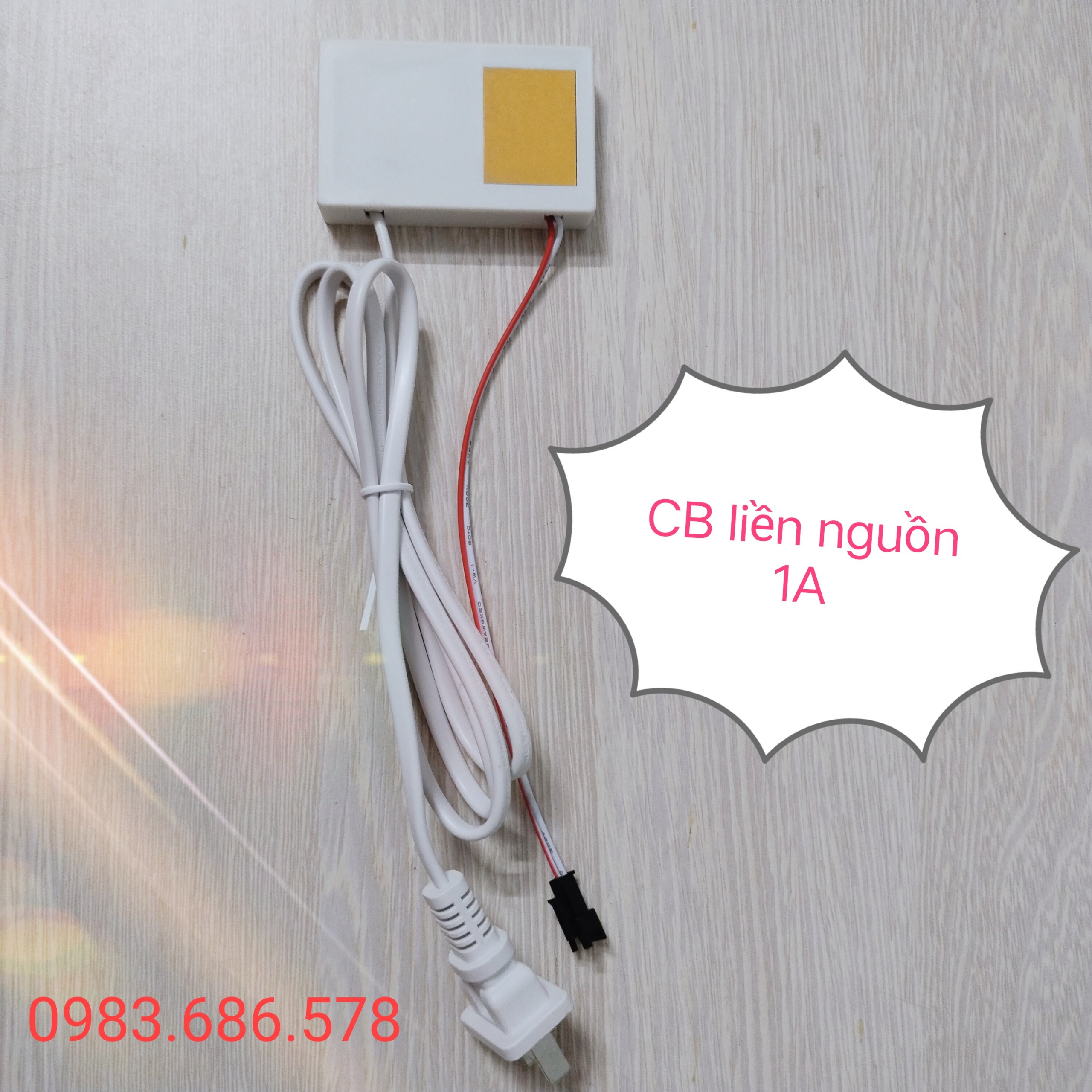 Công tắc cảm biến gương led liền nguồn 1A,2A,3A