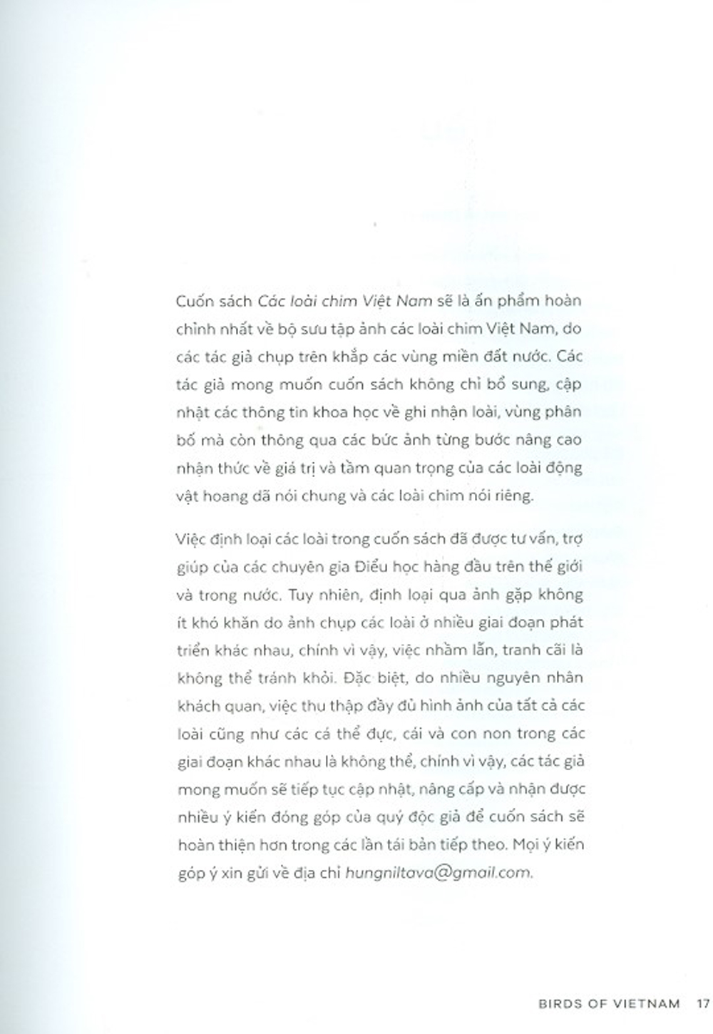Các Loài Chim Việt Nam