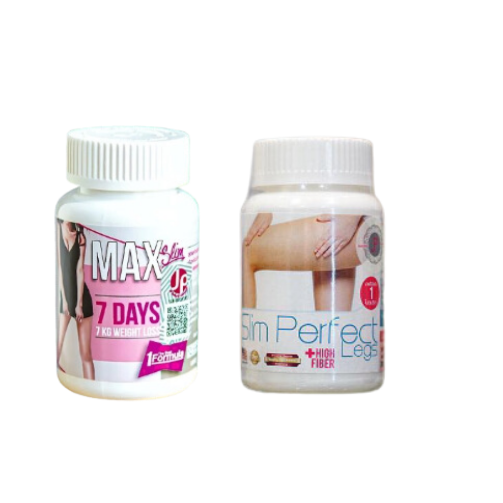 [CHUẨN THÁI] Combo Giảm Cân Toàn Thần 7 Max Day, Giảm Bụng Detoxi Slim Và Thon Đùi Slim Perfect Thái Lan