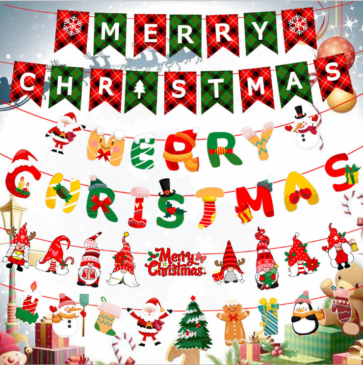 Dây Treo Trang Trí Giáng Sinh Noel Merry Christmas