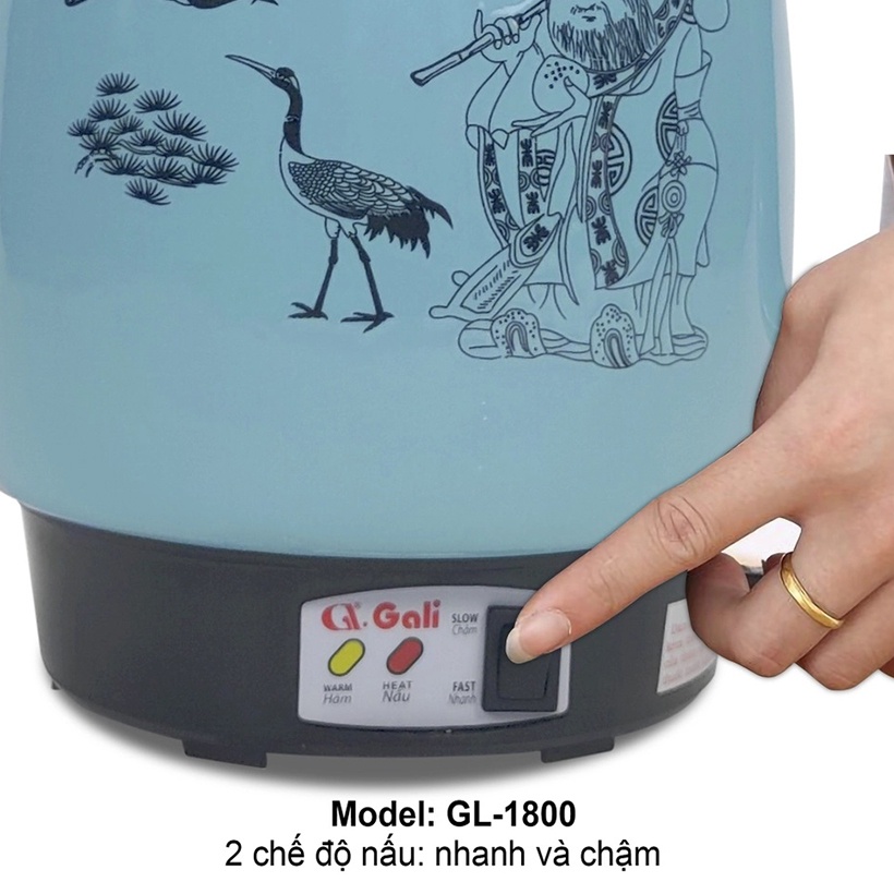 Siêu (ấm) sắc thuốc điện GALI 3.3 lít GL-1800