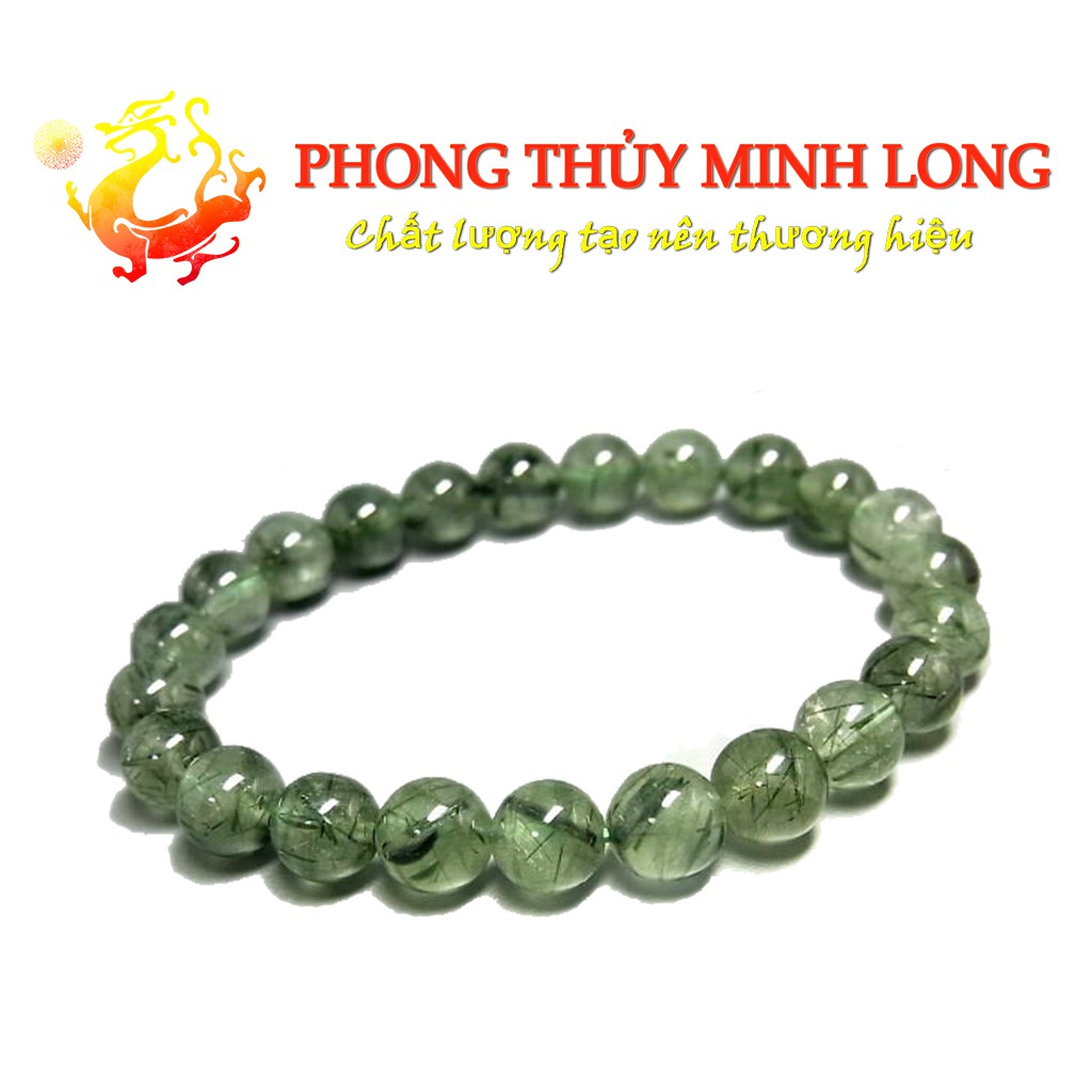 Vòng tay đá. Thach Anh Tóc Xanh
