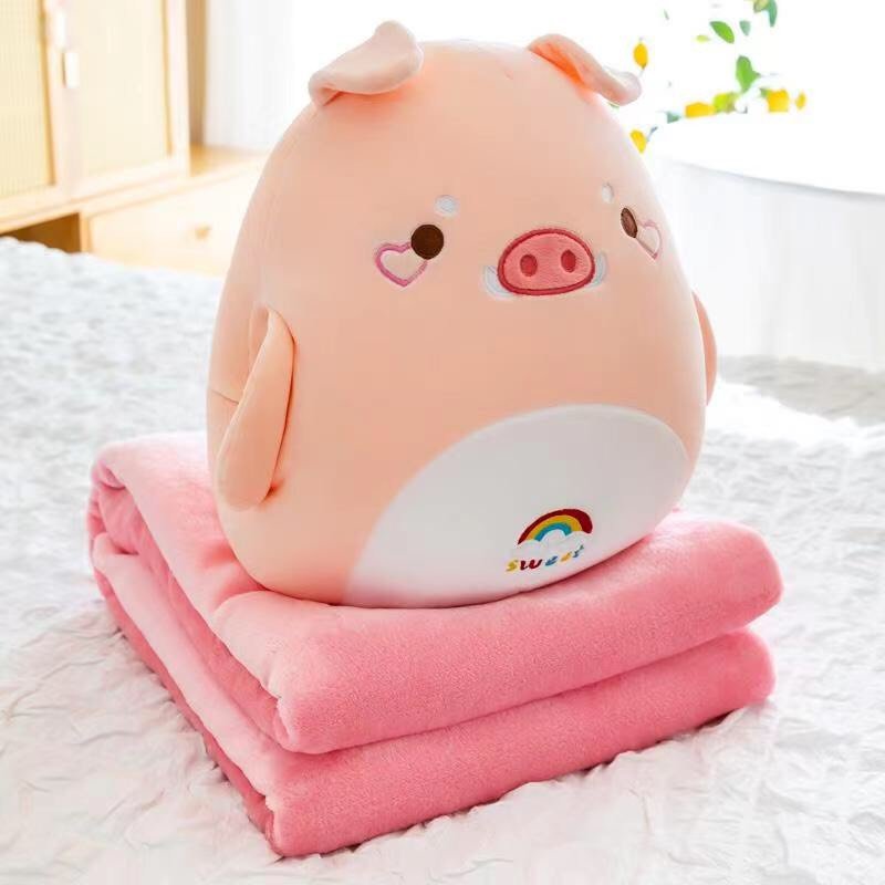 Bộ Chăn Gối Siêu Tiện Ích Thú 6 Màu