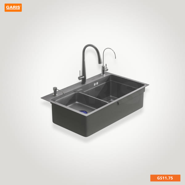 CHẬU RỬA BÁT 1 HỐ GARIS GS11.75