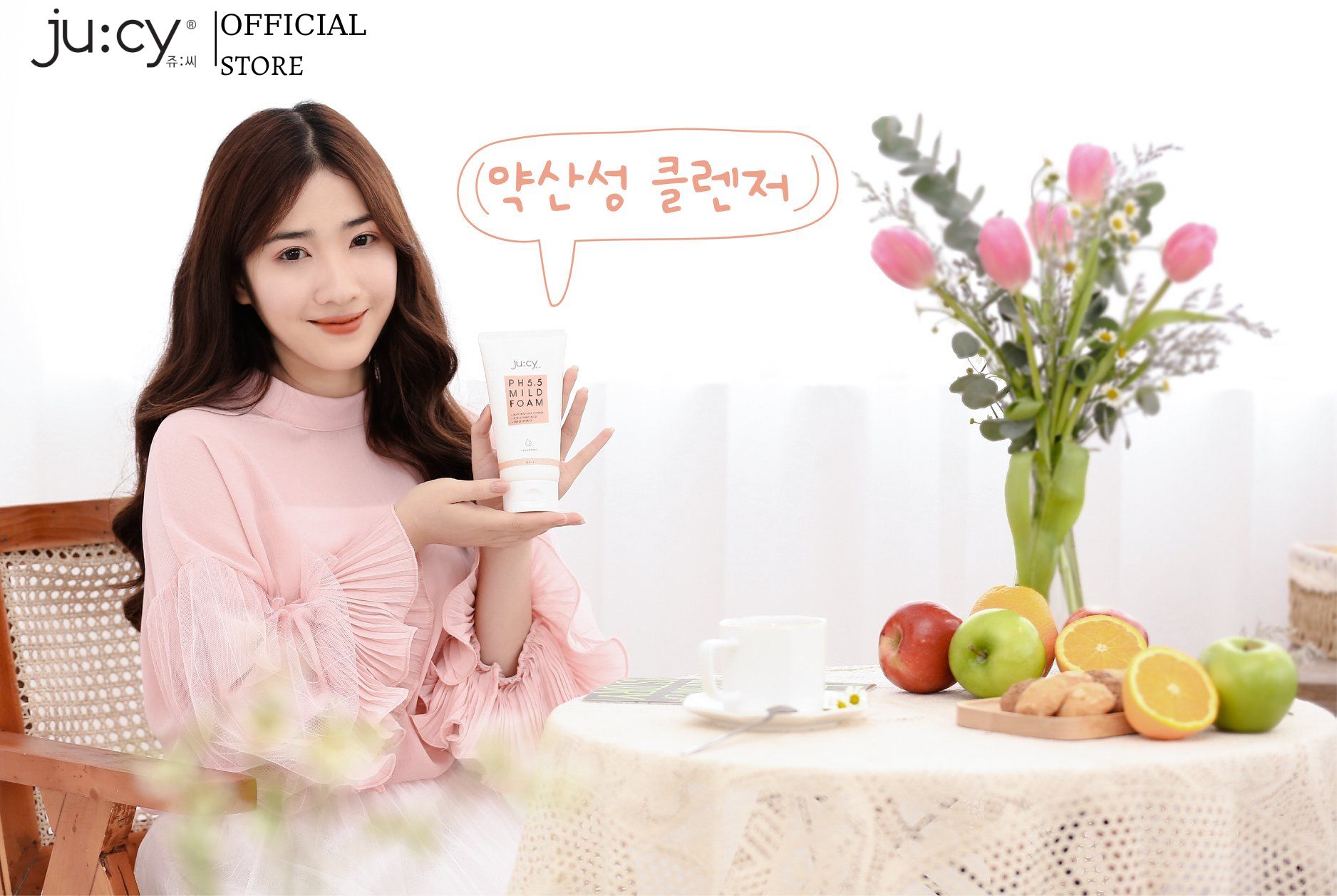 Sữa rửa mặt Ju:cy pH5.5 Mild Foam