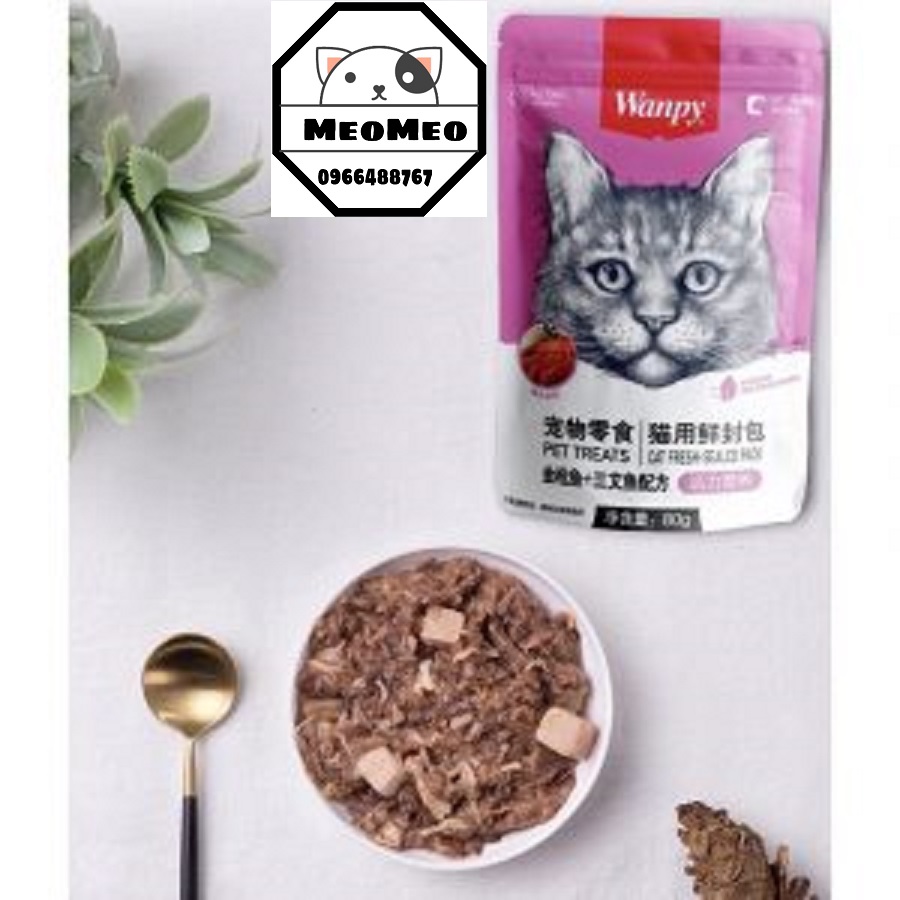 Pate dành cho mèo 80g WANPY