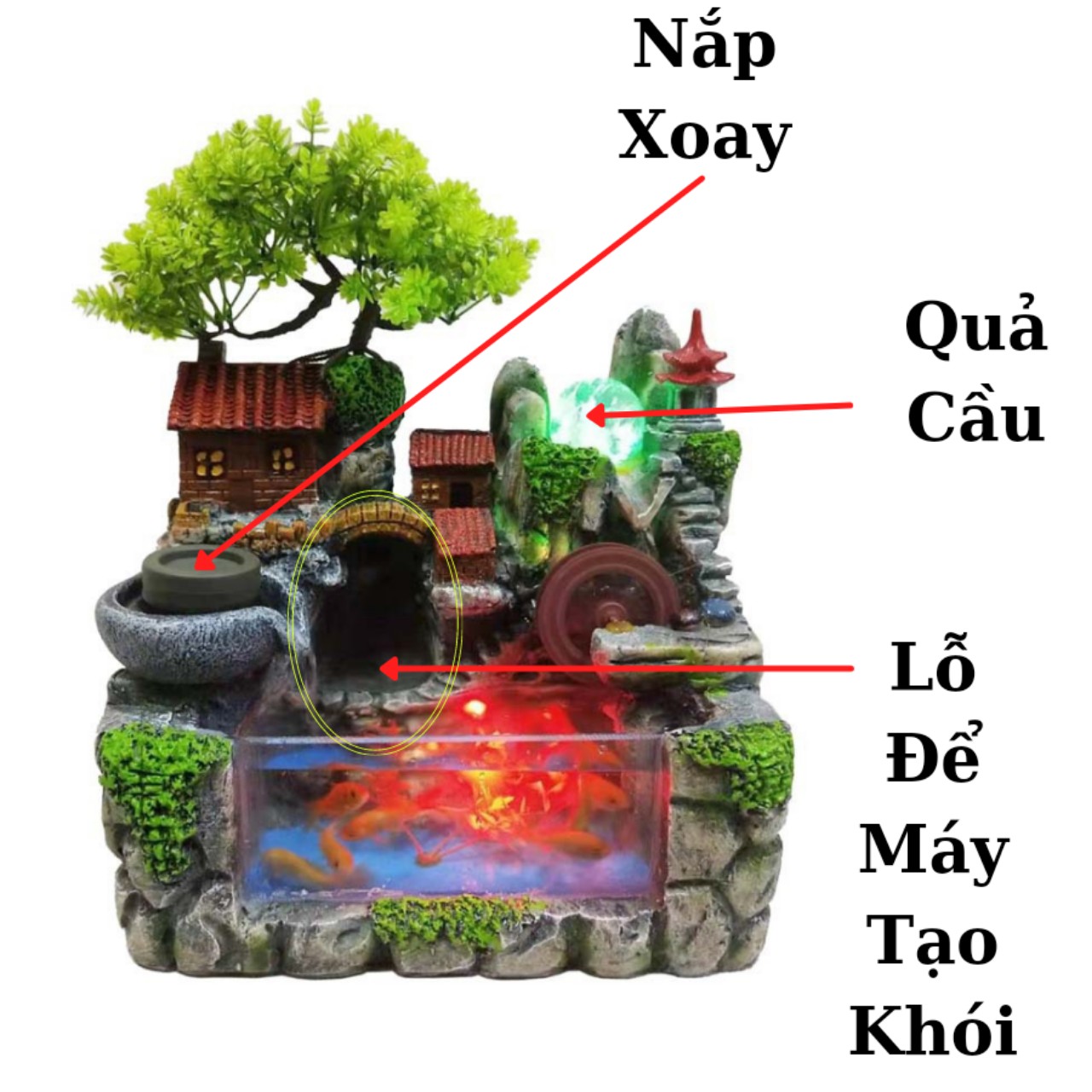 Thác nước tài lộc - mẫu số 2