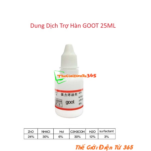 Dung dịch trợ hàn goot 25ml