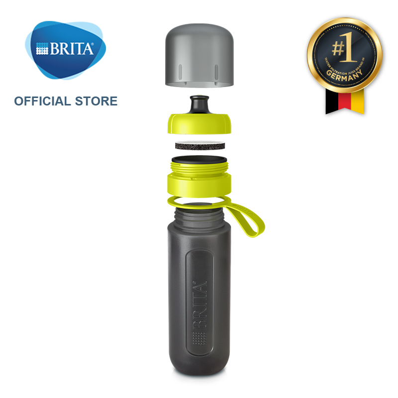 Bình lọc nước BRITA Active Lime 600ml (có sẵn 1 đĩa lọc Microdisc) - Thương hiệu đến từ Đức