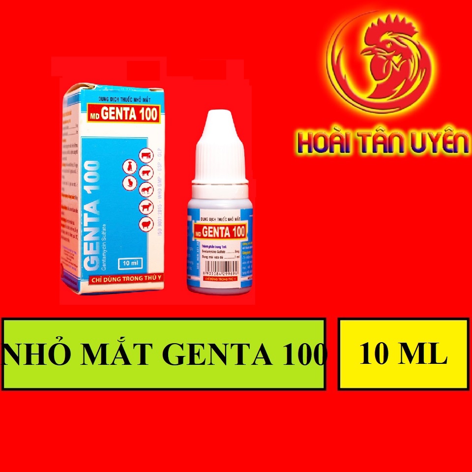 Thuốc nhỏ mắt chuyên gà đá GENTA 100