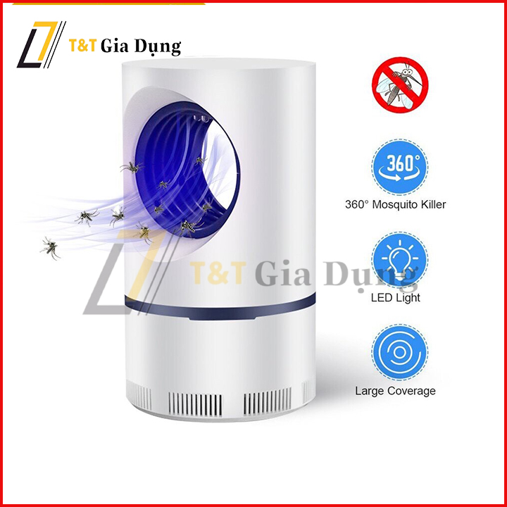 Đèn bắt muỗi cảm ứng ánh sáng mẫu mới 2021 - đèn bắt muỗi,ruồi,công trùng cổng sạc usb