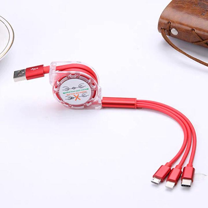 Cáp sạc đa năng 3 đầu Lightning, C, Micro USB. IP, SAMSUNG, SAMSUNG MỚI