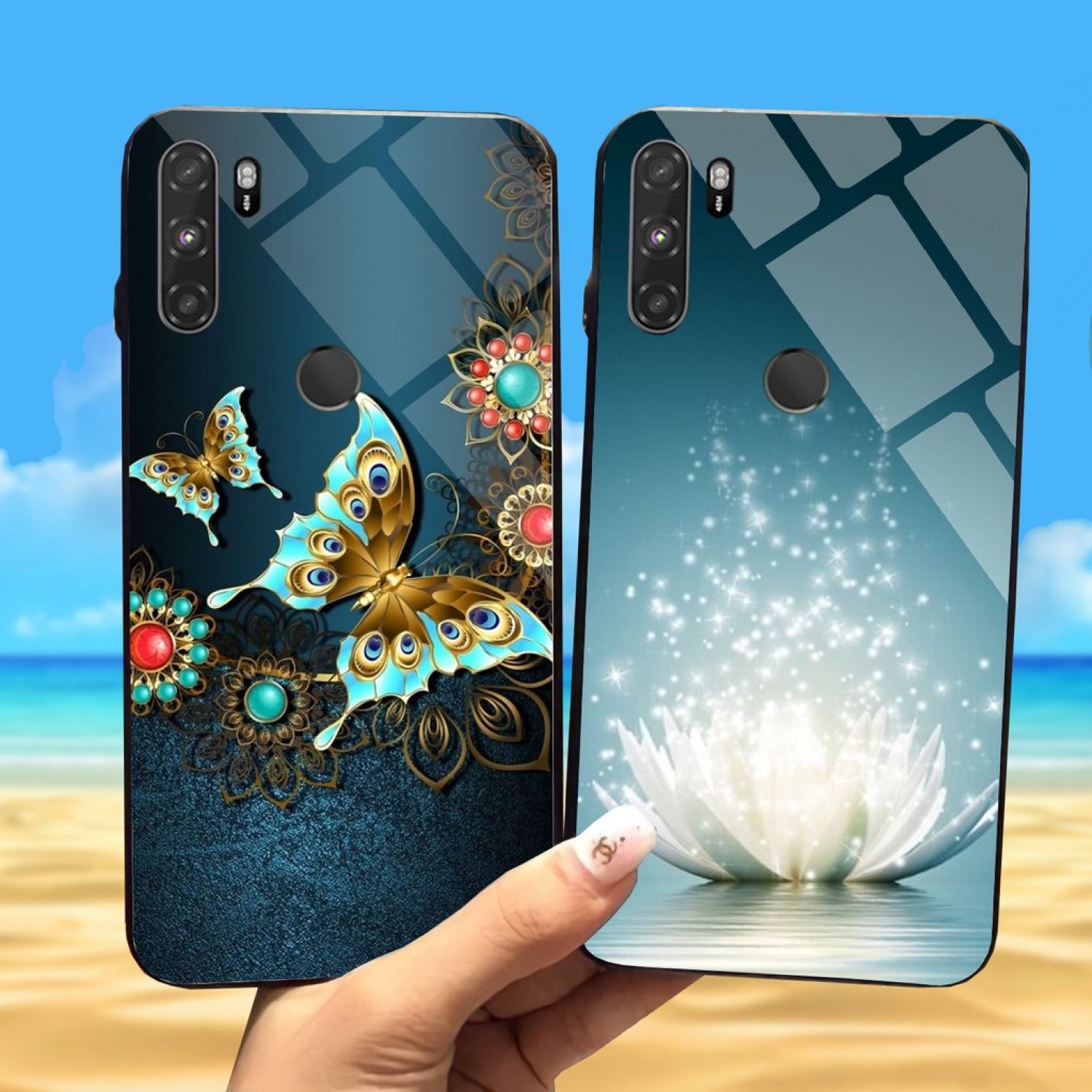 Ốp Lưng Vsmart Active 3 Mặt kính cường lực sáng bóng, cao cấp
