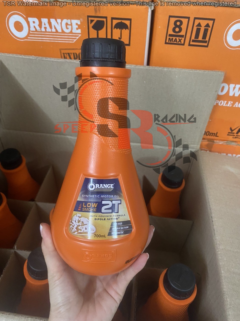 Nhớt Orange 2T 700ml Cho Xe 2 Thì Low Smoke