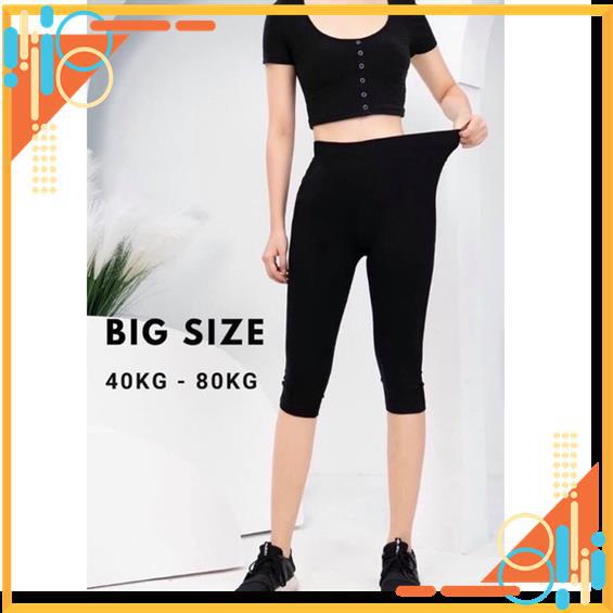 Quần legging ngố nữ lưng cao gen bụng