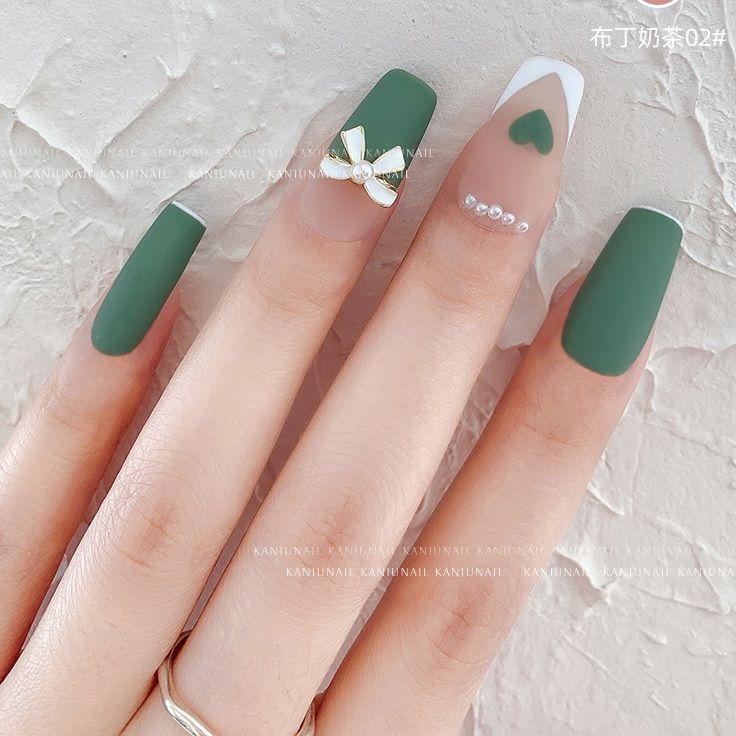 Charm Nơ Lì Kim Loại Hàn Quốc Trang Trí Móng