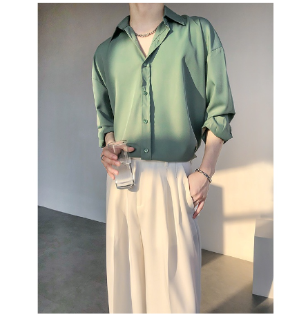 [Nhập RS0722 giảm 30k cho đơn 99k]Áo sơ mi dài tay basic