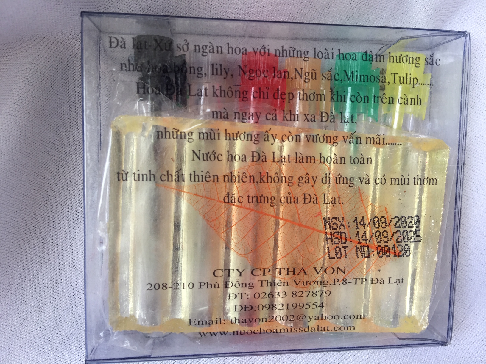 Hộp nước hoa 2 ml 6 mùi 2