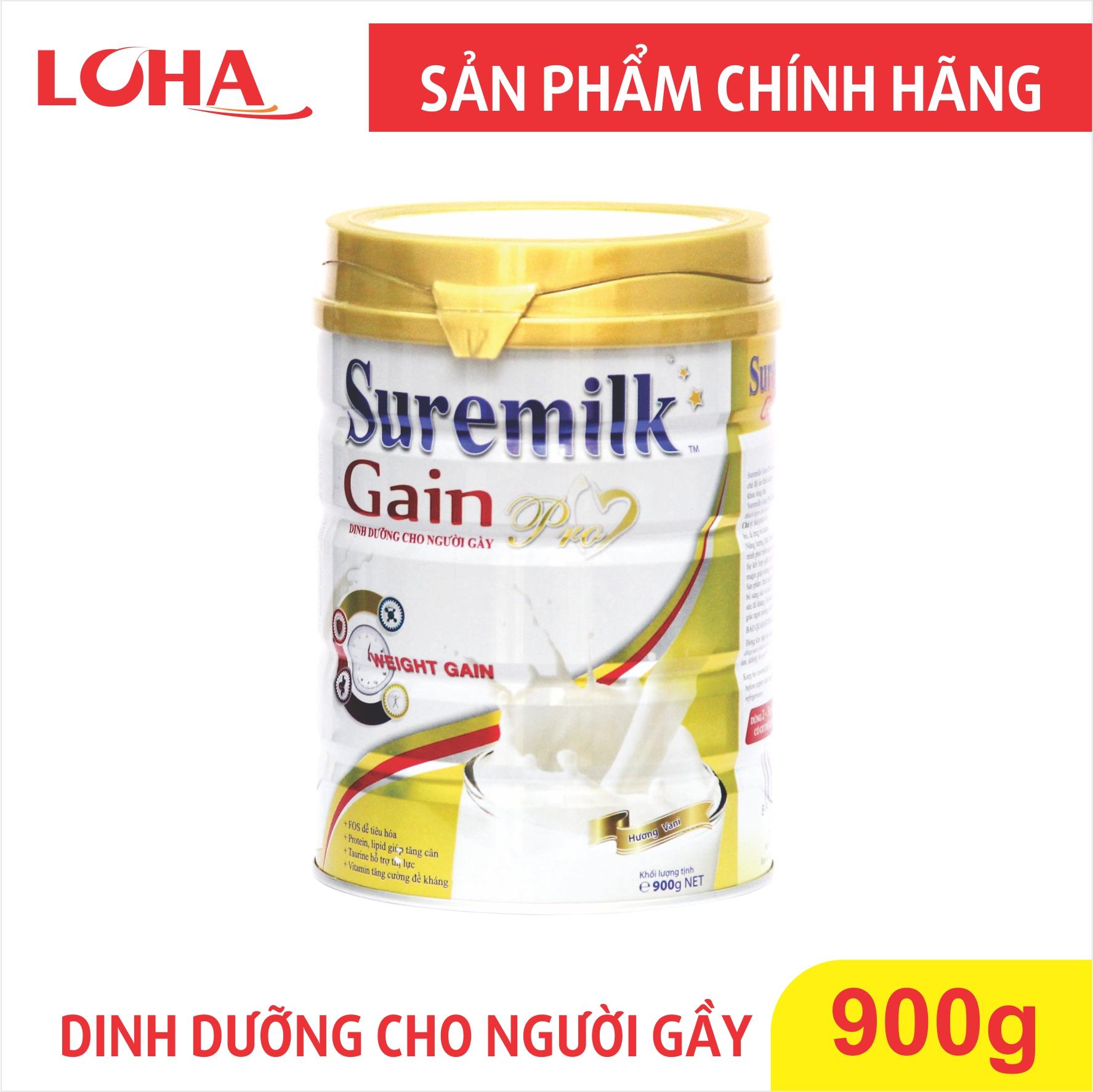 [HCM]Sữa bột Suremilk Gain Pro 800g (dinh dưỡng cho người gầy, dành cho trẻ từ 1 tuổi trở lên) - FreeShip Max - LOHAMART