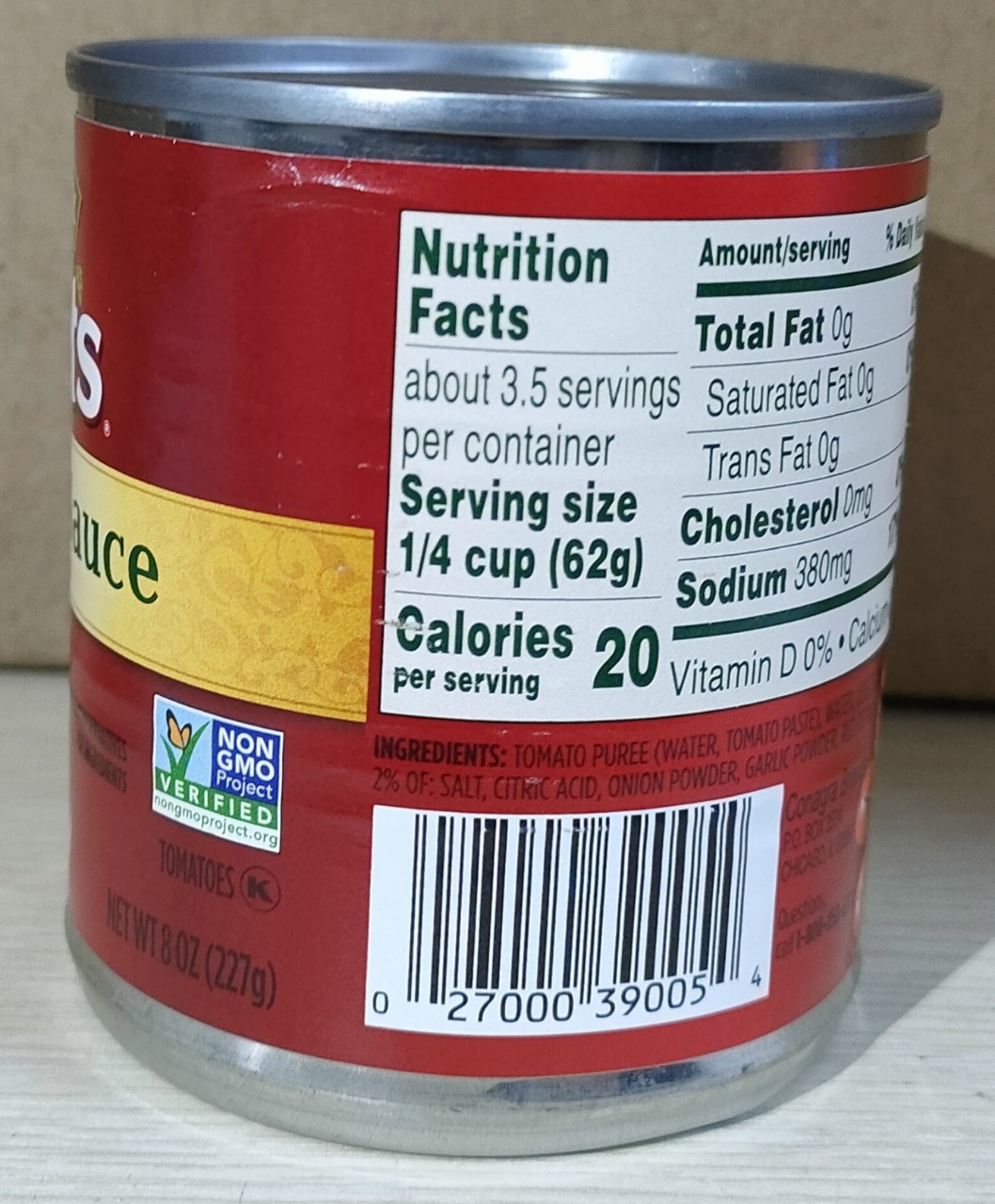 Sốt cà chua nhuyễn Hunts Tomato Sauce 227g - Xuất xứ: Mỹ