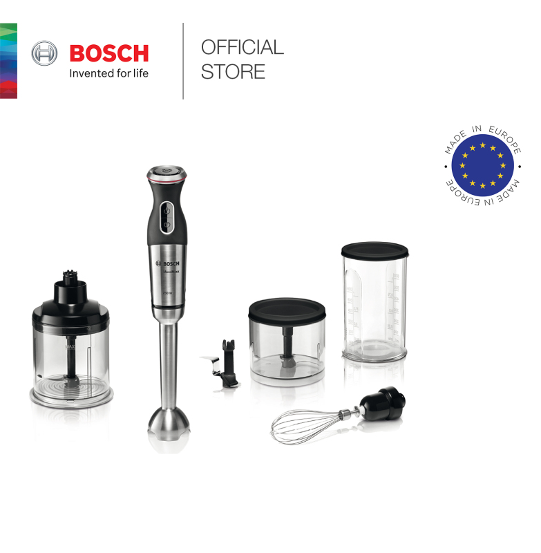 Bosch | Máy Xay Cầm Tay, Màu Đen/Inox, Model MSM87180