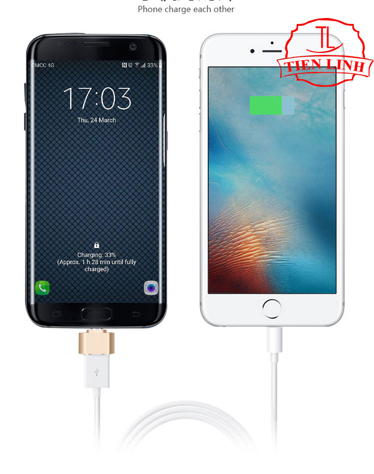 Đầu chuyển USB 2.0 sang Micro USB loaị OTG dùng cho SMARTPHONE và Bao Da Bàn Phím