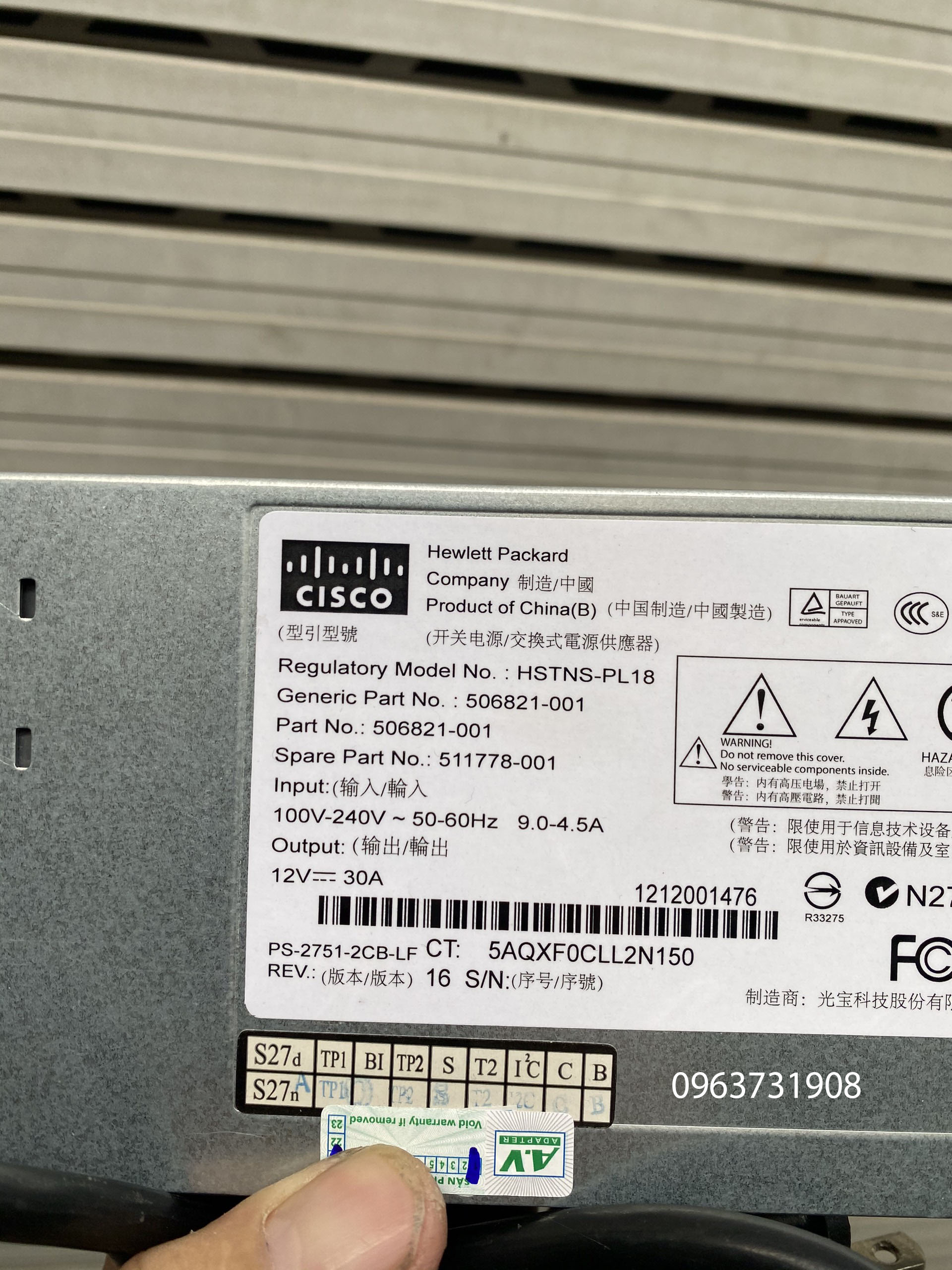 Nguồn 12V 30A đèn led - hệ thống camera cisco