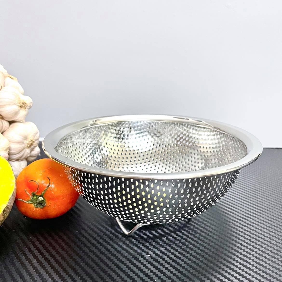 RỔ INOX (RÁ INOX) cao cấp dùng trưng hoa quả, rửa rau củ quả - NHIỀU SIZE GIÁ TỐT- DỤNG CỤ NHÀ BẾP TIỆN ÍCH