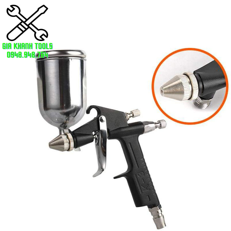 Súng phun sơn mini k3 đen cao cấp kapusi