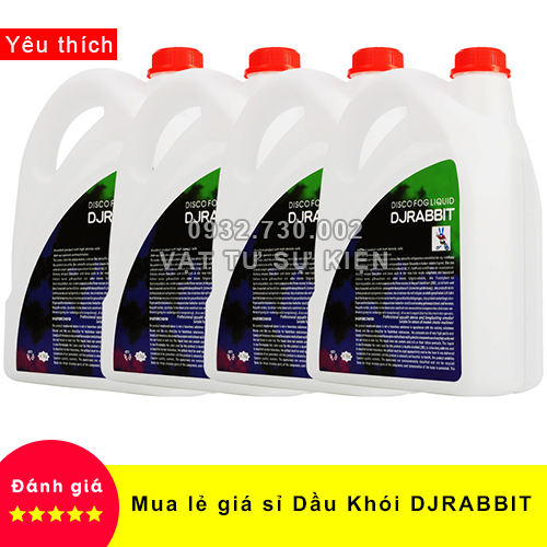 [HCM]Dầu Tạo Khói DJRABBIT 4.5 LIT Dung Dịch Đã Pha Sẵn