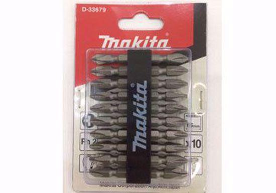 PH2X65mm Bộ mũi vít 10 chi tiết MAKITA D-33679