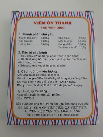 10 hộp Viêm Ôn Thanh cho gà đá