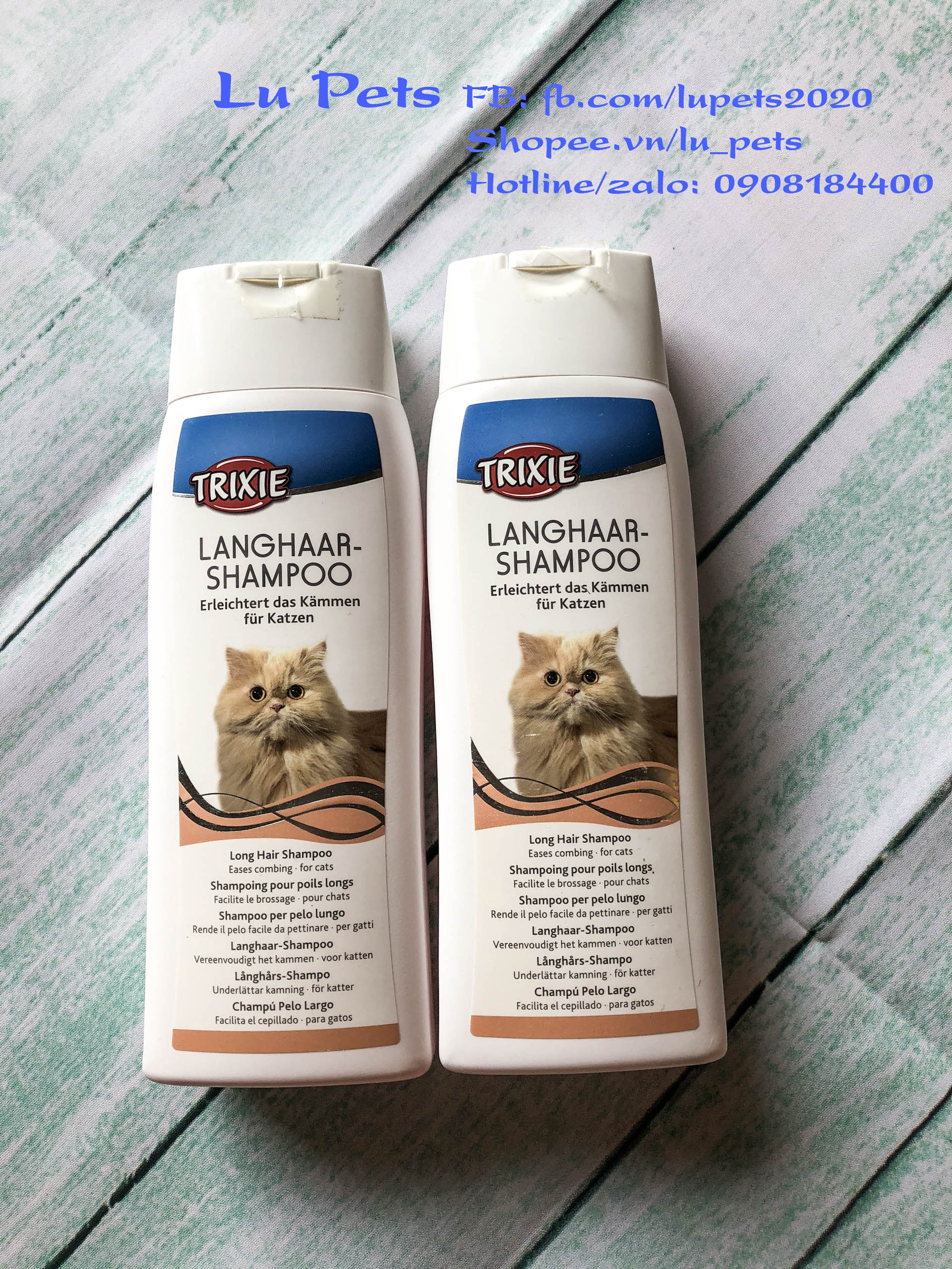 Sữa tắm Trixie cho mèo lông dài 250ml