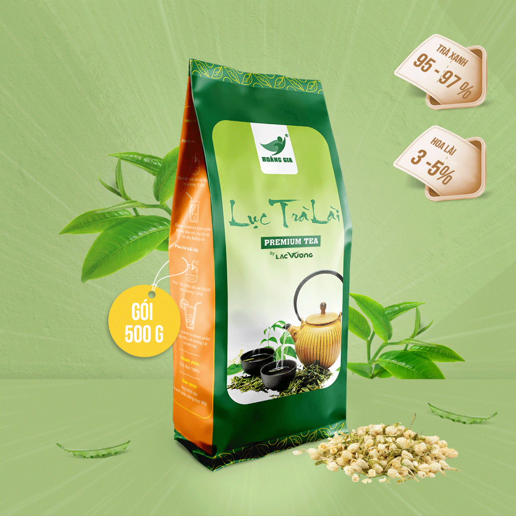 Lục trà lài hoàng gia 500g và 1kg