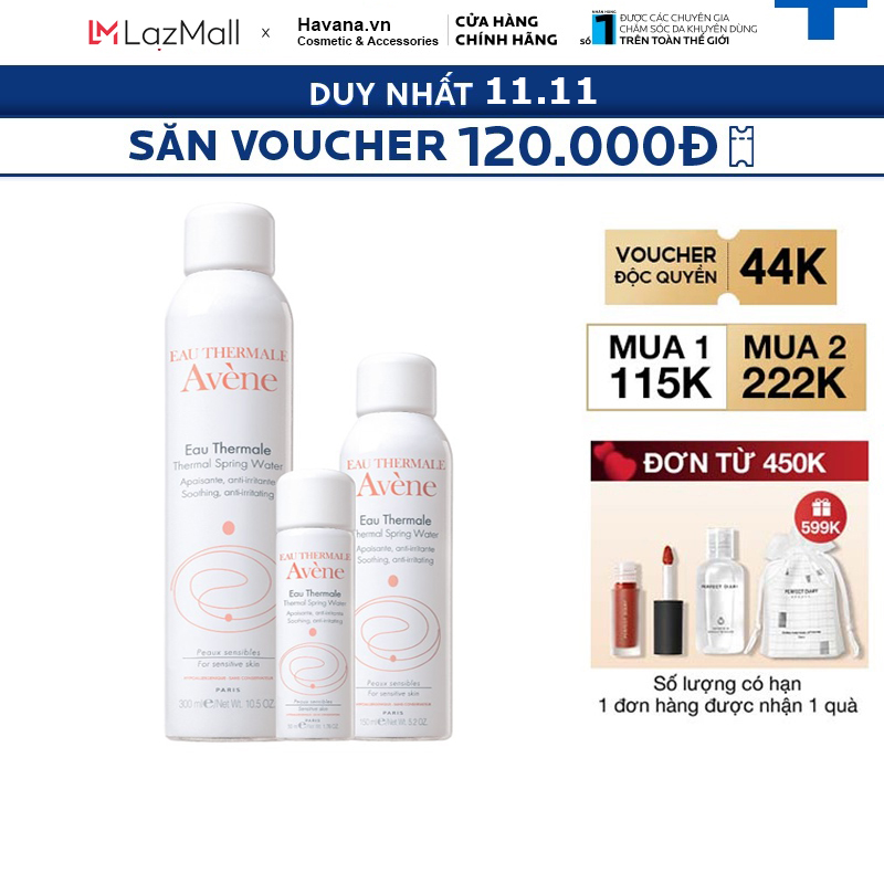 Xịt Khoáng Avène Eau Thermale 150ml/300ml