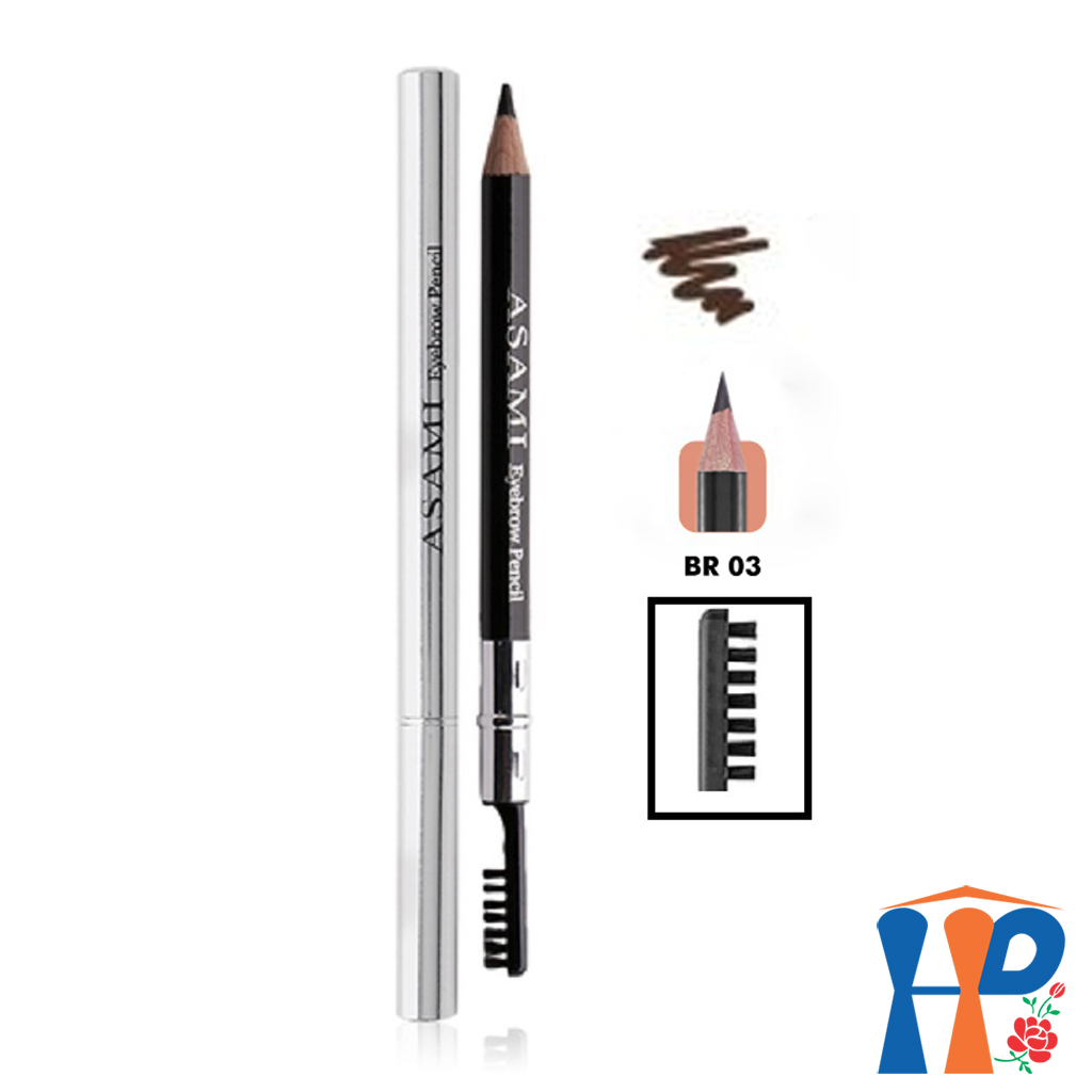 Asami Asami 2 Eyebrow Pencil and Sharpener (waterproof)