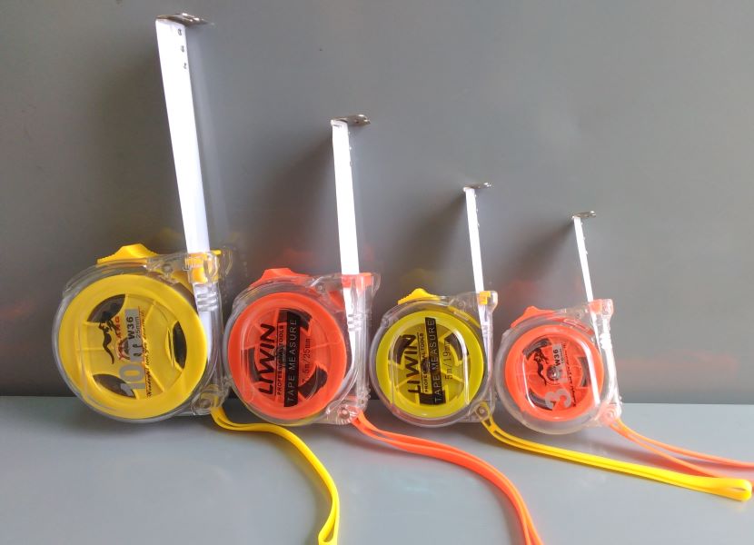 Thước rút 10m 7m5 5m 3m hộp trong, thước cuộn thép trong liwin giá rẻ npp.