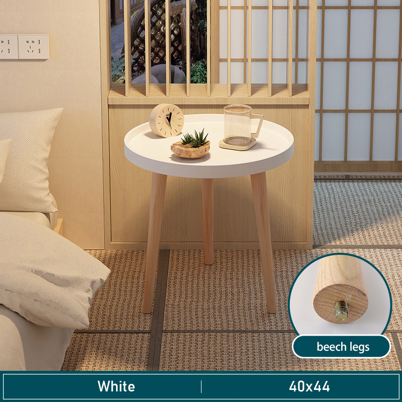IMELON Buy 1 Get 1 Free gift Free Nordic small round table, coffee table, sofa side balcony, bedroom, simple rental room, living room, simple round small coffee table