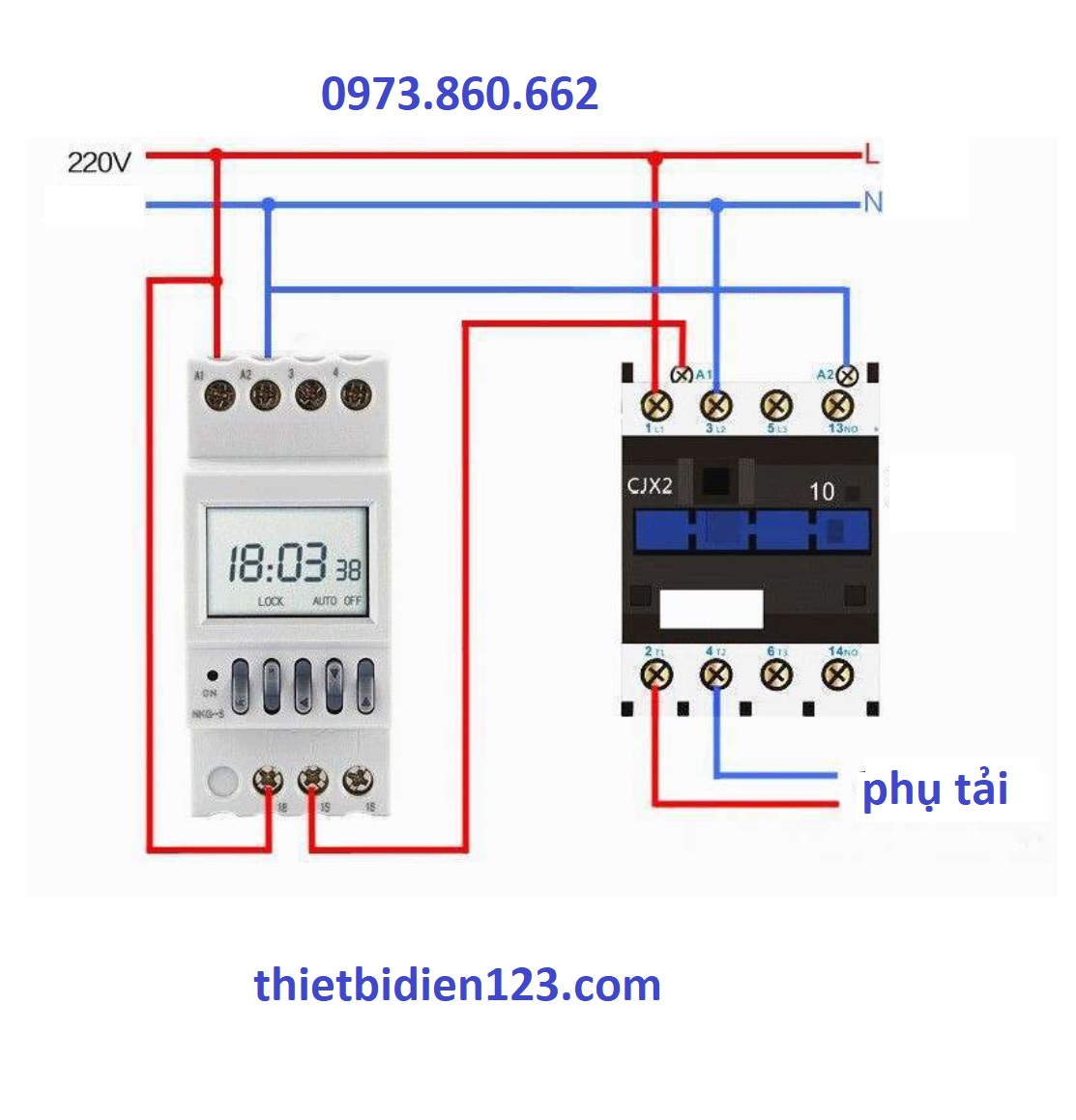Công tắc hẹn giờ chu kỳ tháng - Timer tháng 30 ngày