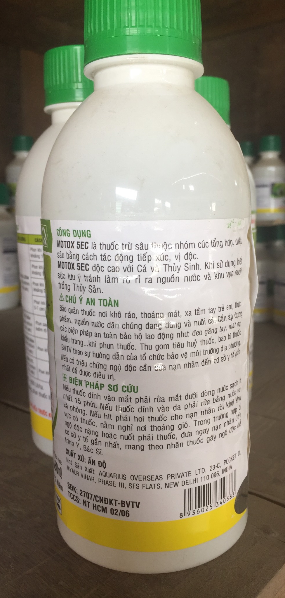 Thuốc trừ sâu Motox 5EC -  Chai 480ml