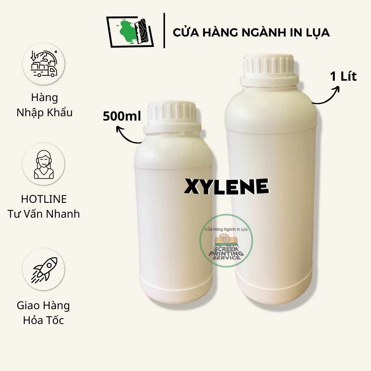 Dung môi Xylene pha keo, pha sơn