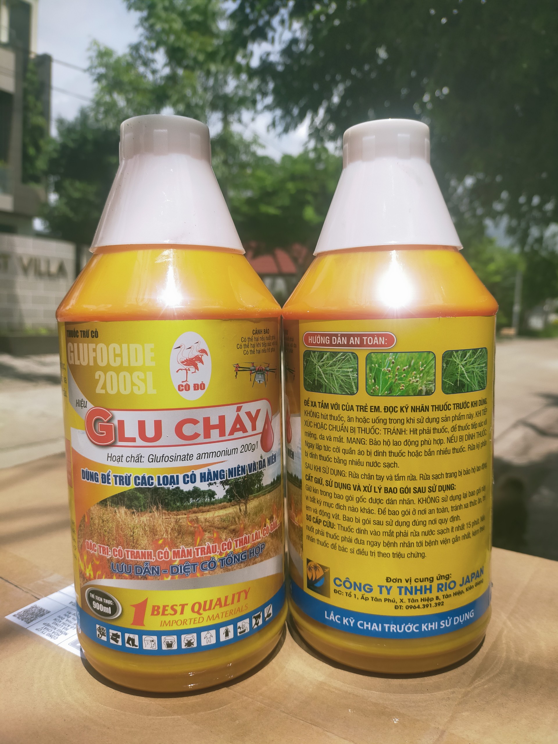 THUỐC TRỪ CỎ GLY CHÁY 900ML HÀM LƯỢNG 200SL
