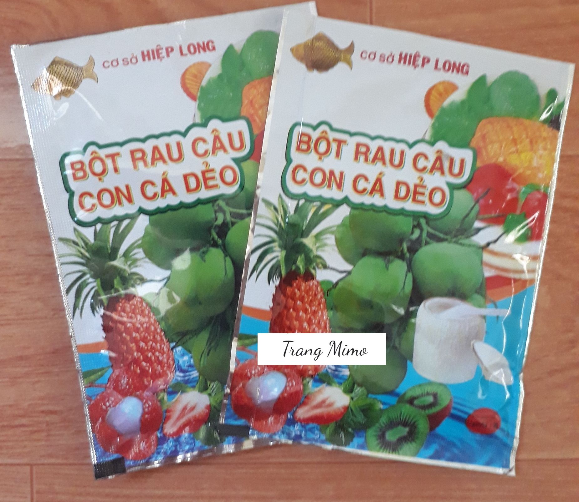 Bột rau câu con cá dẻo 12g