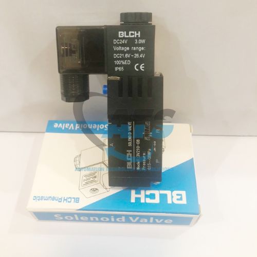 Van điện từ khí nén 3 đầu 2 hướng blch 3v210-08 12v 24v 110v 220v