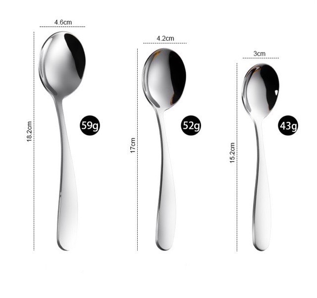 [ 1 cái ] Muỗng ăn cơm inox cao cấp SUS 304 - M125