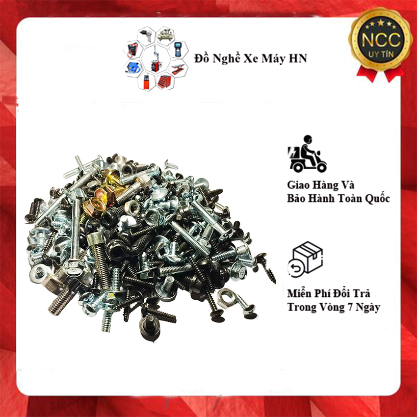 1kg vít ốc zin xe máy hỗn hợp đủ loại