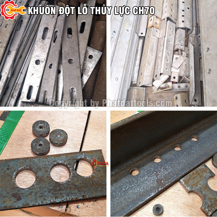 Khuôn đột lỗ tròn cho máy đột thủy lực CH-70